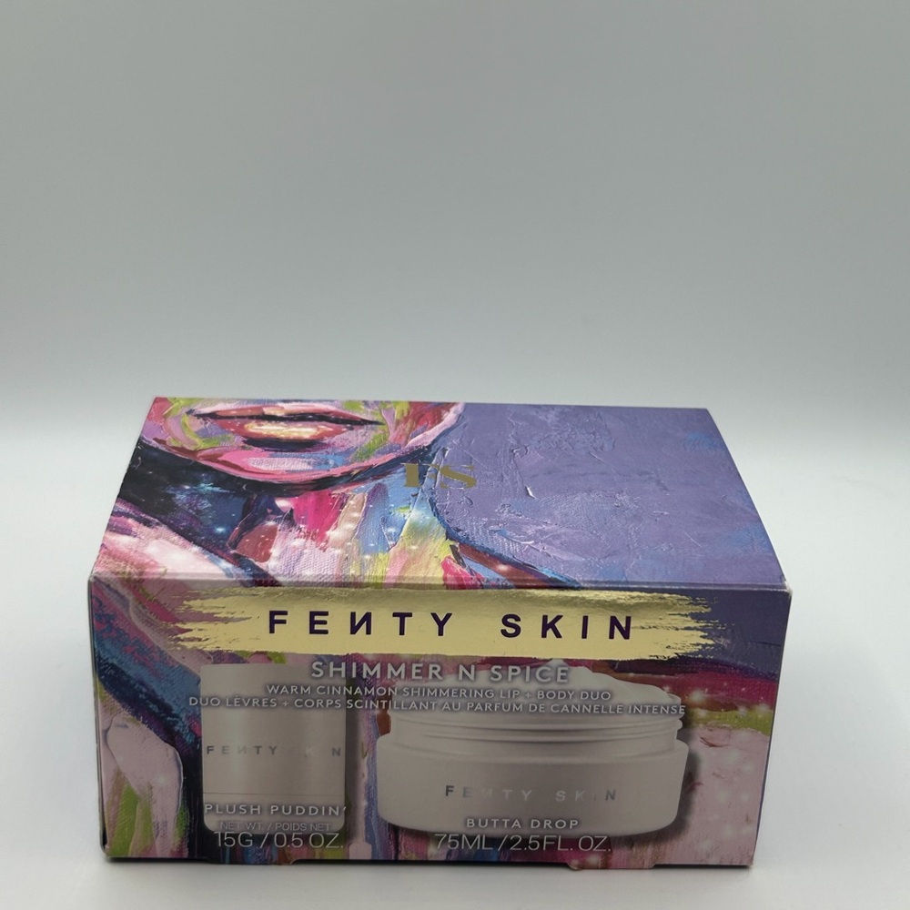 Fenty Skin Shimmer N Spice Duo - Purple & Gold Accents